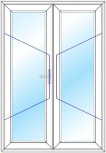 DOUBLE DOOR (FULL GLASS)